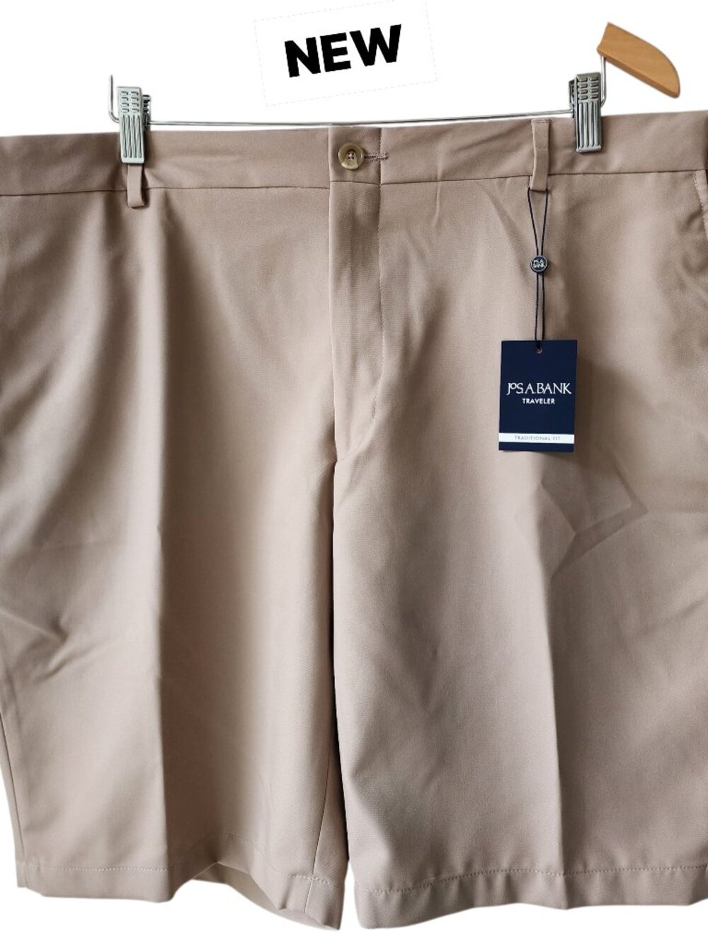 44 Shorts Beige Golf Traveler Tan New Jos A Bank Short Mens Sz Slider Waistband